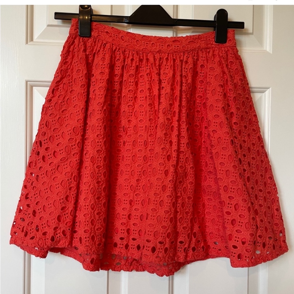 Jessica Simpson Orange Circle Skirt